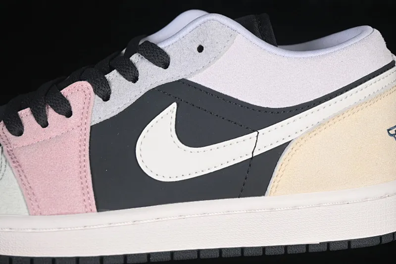 All categories Air Jordan Jordan series basketball shoes Air Jordan 1 Low Air Jordan 1 Low AJ1 Joe 1 black and white pink low-top retro cultural basketball shoes IB7109-004